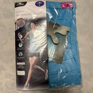 Crane Ladies Blue Performance Tank Top